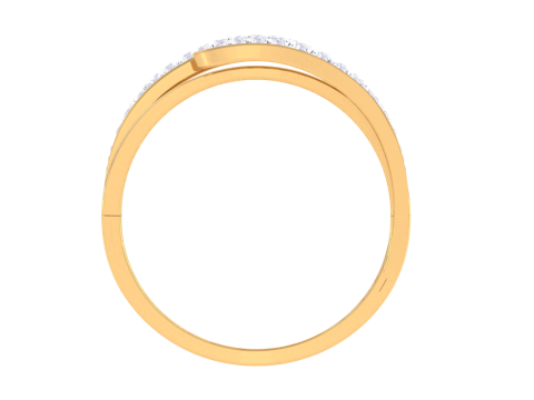 Printable 3D jewelry model of Lady diamond ring Model 3D