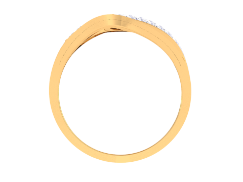 Printable 3D jewelry model of Lady diamond ring Model 3D