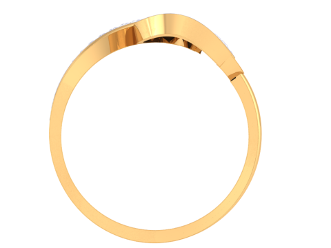 Printable 3D jewelry model of Lady diamond ring 3Dモデル