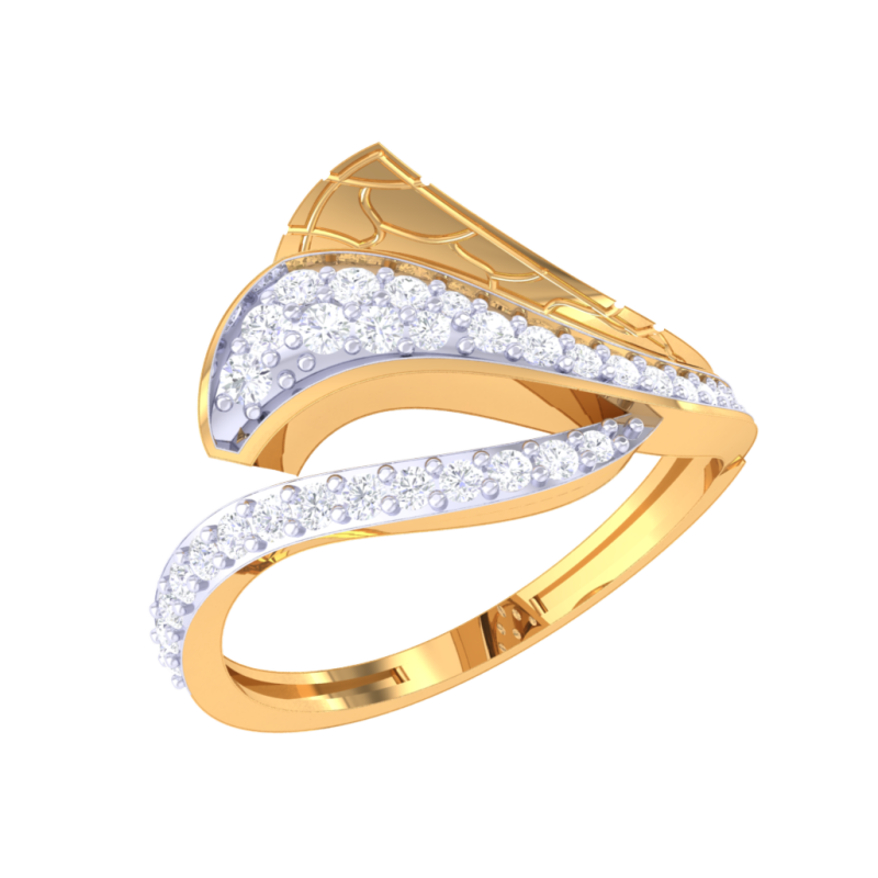 Printable 3D jewelry model of Lady diamond ring Model 3D .c4d .max .obj .3ds .fbx .stl .blend