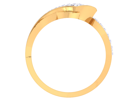 Printable 3D jewelry model of Lady diamond ring Model 3D