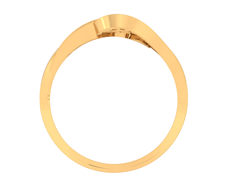 Printable 3D jewelry model of Lady diamond ring Model 3D