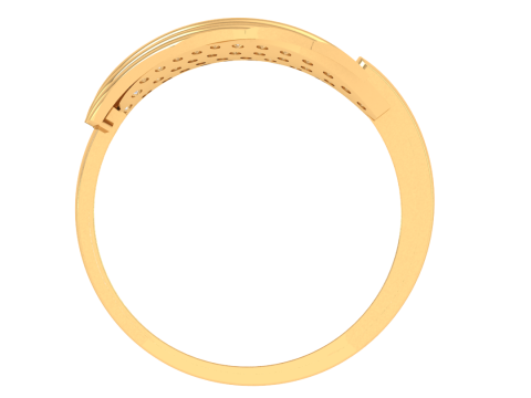 Printable 3D jewelry model of Lady diamond ring 3D Model