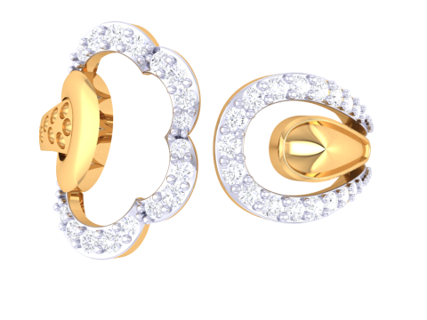 Printable 3D jewelry model of Lady diamond ring Modèle 3D