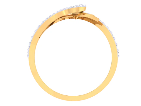 Printable 3D jewelry model of Lady diamond ring 3D Model