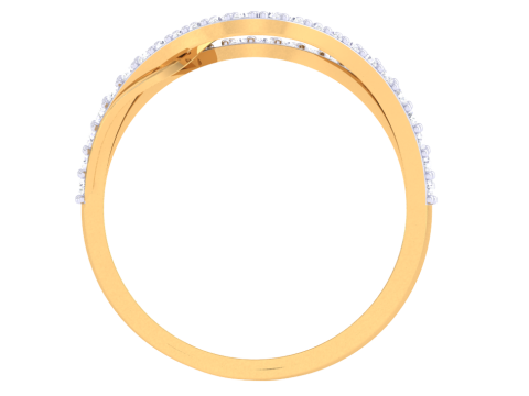 Printable 3D jewelry model of Lady diamond ring Modèle 3D