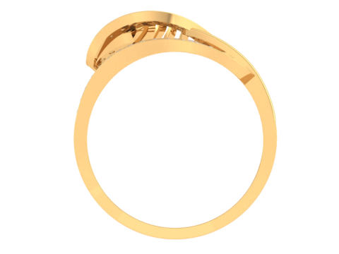 Printable 3D jewelry model of Lady diamond ring Modelo 3D