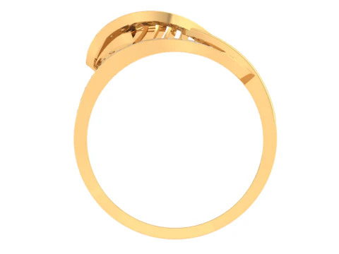 Printable 3D jewelry model of Lady diamond ring 3D Model