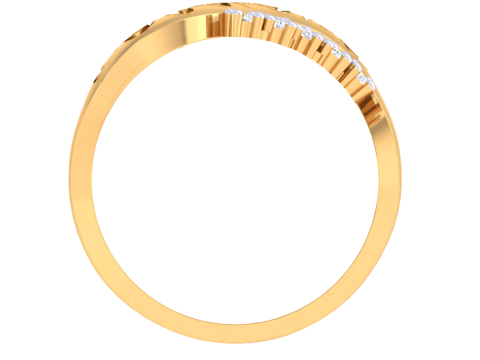 Printable 3D jewelry model of Lady diamond ring 3D Model