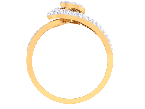 Printable 3D jewelry model of Lady diamond ring 3D Model