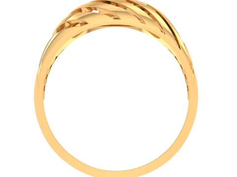 Printable 3D jewelry model of Lady diamond ring 3D Model