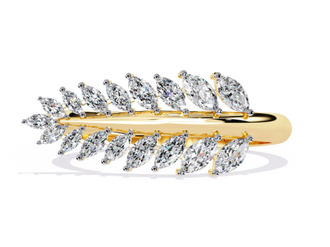 Printable 3D jewelry model of Solitaire Lady Ring with Diamond Modelo 3D