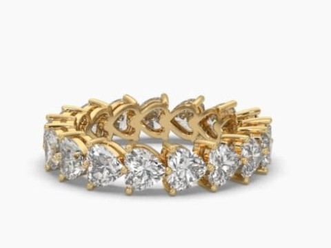 Printable 3D jewelry model of Solitaire Lady Ring with Diamond 3D Модель