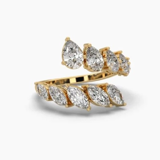 Printable 3D jewelry model of Solitaire Lady Ring with Diamond 3D Model .c4d .max .obj .3ds .fbx .stl .blend 
