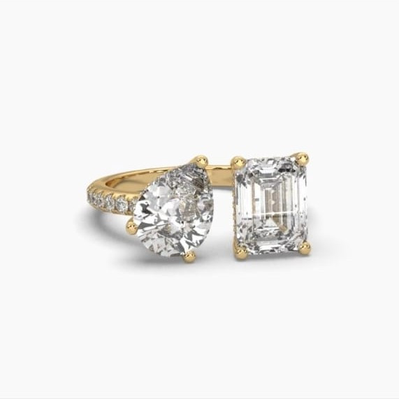 Printable 3D jewelry model of Solitaire Lady Ring with Diamond Modello 3D .c4d .max .obj .3ds .fbx .stl .blend