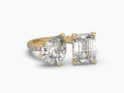 Printable 3D jewelry model of Solitaire Lady Ring with Diamond 3D Model