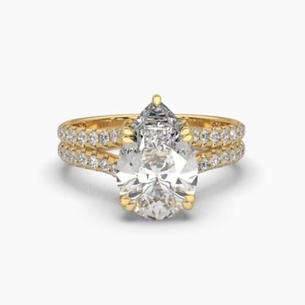 Printable 3D jewelry model of Solitaire Lady Ring with Diamond Model 3D .c4d .max .obj .3ds .fbx .stl .blend 