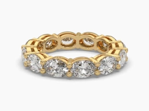 Printable 3D jewelry model of Solitaire Lady Ring with Diamond 3D Model
