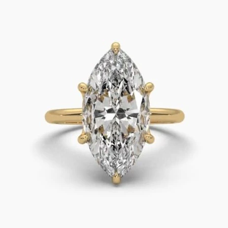 Printable 3D jewelry model of Solitaire Lady Ring with Diamond 3D Model .c4d .max .obj .3ds .fbx .stl .blend 