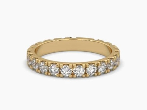 Printable 3D jewelry model of Solitaire Lady Ring with Diamond 3D मॉडल