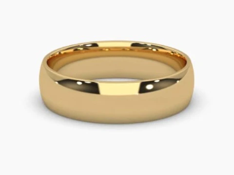 Modello di gioiello 3D stampabile di Solitaire Lady Ring con diamante Modello 3D