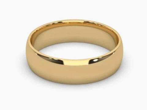 Printable 3D jewelry model of Solitaire Lady Ring with Diamond 3D Model