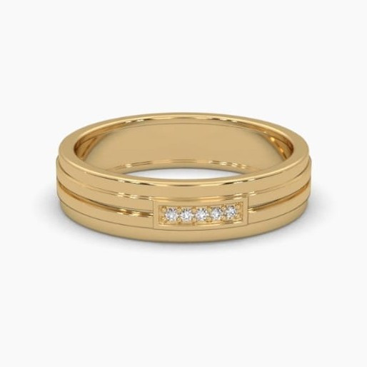 Printable 3D jewelry model of Solitaire Lady Ring with Diamond Modelo 3D .c4d .max .obj .3ds .fbx .stl .blend