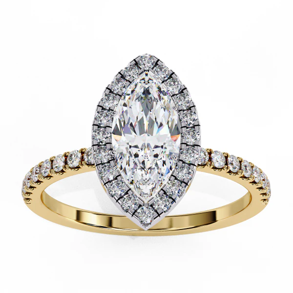 Printable 3D jewelry model of Solitaire Lady Ring with Diamond 3D Model .c4d .max .obj .3ds .fbx .stl .blend