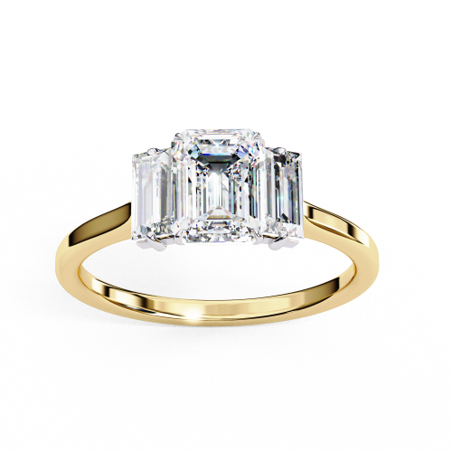 Printable 3D jewelry model of Solitaire Lady Ring with Diamond Modelo 3D .c4d .max .obj .3ds .fbx .stl .blend