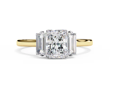 Printable 3D jewelry model of Solitaire Lady Ring with Diamond 3D Model