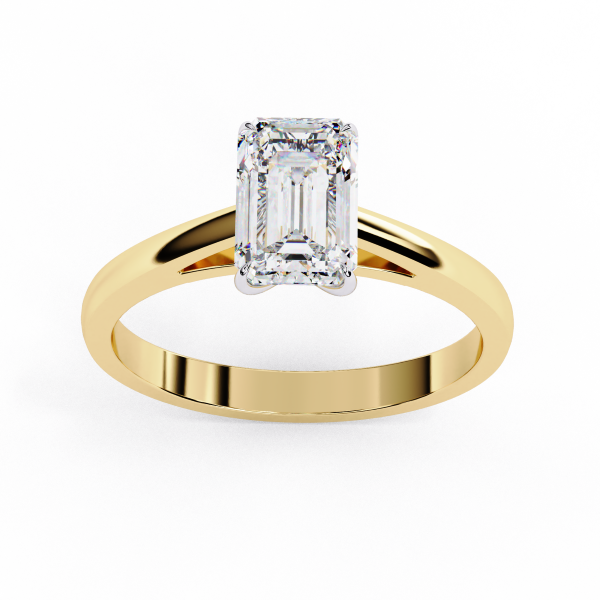 Printable 3D jewelry model of Solitaire Lady Ring with Diamond Model 3D .c4d .max .obj .3ds .fbx .stl .blend