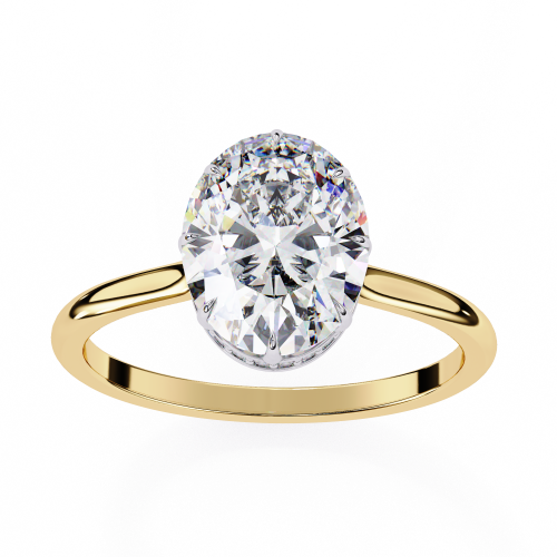 Printable 3D jewelry model of Solitaire Lady Ring with Diamond 3D Modell .c4d .max .obj .3ds .fbx .stl .blend 