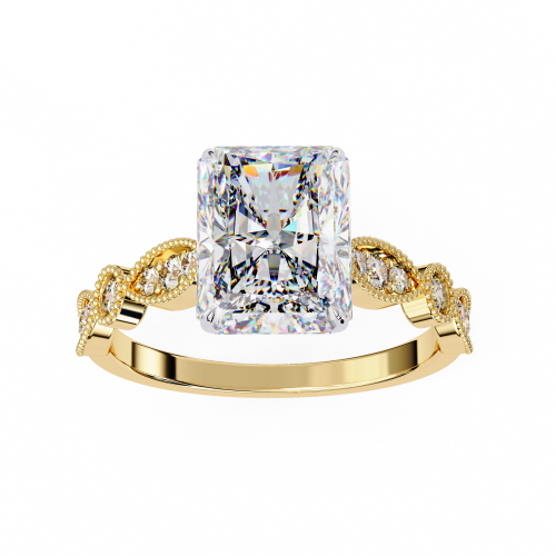 Printable 3D jewelry model of Solitaire Lady Ring with Diamond 3D Модель .c4d .max .obj .3ds .fbx .stl .blend