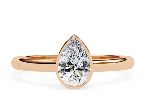 Printable 3D jewelry model of Solitaire Lady Ring with Diamond 3D Model