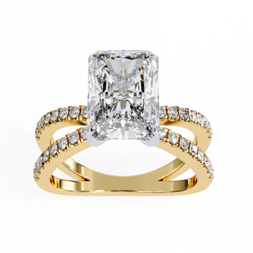 Printable 3D jewelry model of Solitaire Lady Ring with Diamond 3D 모델 .c4d .max .obj .3ds .fbx .stl .blend