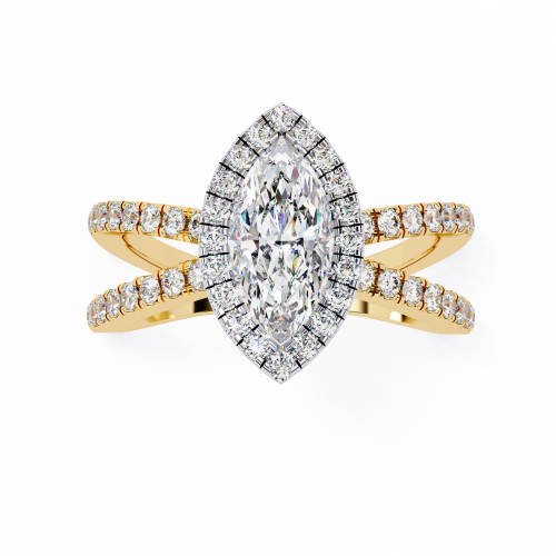 Printable 3D jewelry model of Solitaire Lady Ring with Diamond Modelo 3D .c4d .max .obj .3ds .fbx .stl .blend 