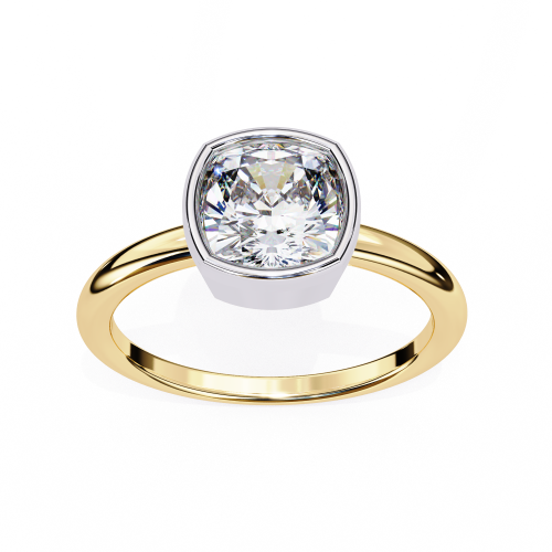 Printable 3D jewelry model of Solitaire Lady Ring with Diamond Modelo 3D .c4d .max .obj .3ds .fbx .stl .blend