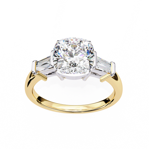 Printable 3D jewelry model of Solitaire Lady Ring with Diamond Modèle 3D .c4d .max .obj .3ds .fbx .stl .blend 