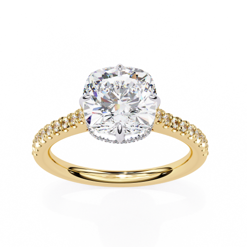Printable 3D jewelry model of Solitaire Lady Ring with Diamond 3D Modell .c4d .max .obj .3ds .fbx .stl .blend 