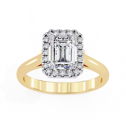 Printable 3D jewelry model of Solitaire Lady Ring with Diamond Modello 3D .c4d .max .obj .3ds .fbx .stl .blend 