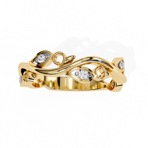 Printable 3D jewelry model of Solitaire Lady Ring with Diamond 3D मॉडल .c4d .max .obj .3ds .fbx .stl .blend