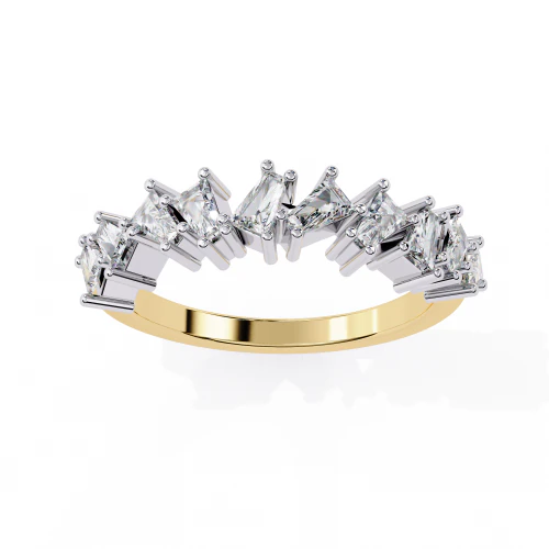 Mod&egrave;le de bijoux 3D imprimable de Solitaire Lady Ring avec diamant Modèle 3D .c4d .max .obj .3ds .fbx .stl .blend 