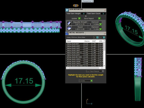 Тривимірна модель ювелірного виробу Solitaire Lady Ring з діамантом для друку 3D Модель