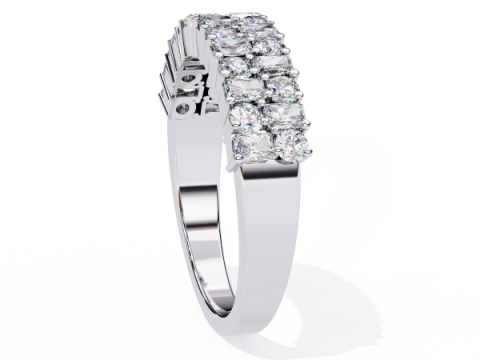 Printable 3D jewelry model of Solitaire Lady Ring with Diamond 3D मॉडल