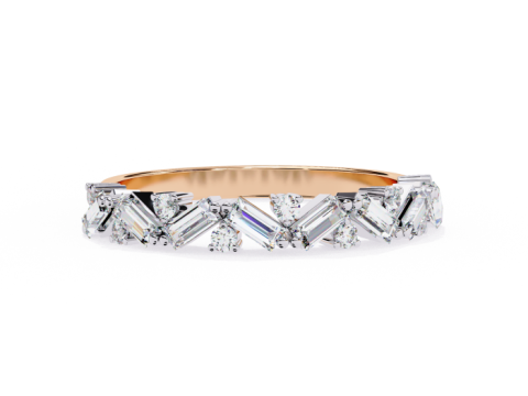 Printable 3D jewelry model of Solitaire Lady Ring with Diamond Model 3D