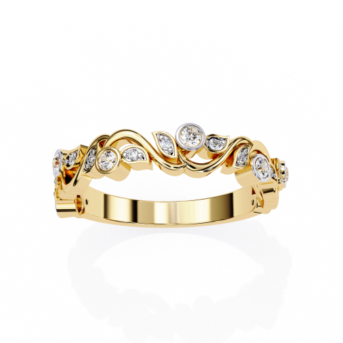 Printable 3D jewelry model of Solitaire Lady Ring with Diamond Modello 3D .c4d .max .obj .3ds .fbx .stl .blend