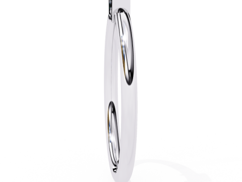 Printable 3D jewelry model of Solitaire Lady Ring with Diamond Modello 3D