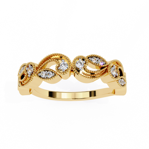 Printable 3D jewelry model of Solitaire Lady Ring with Diamond 3D मॉडल .c4d .max .obj .3ds .fbx .stl .blend