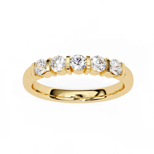 Printable 3D jewelry model of Solitaire Lady Ring with Diamond 3D Model .c4d .max .obj .3ds .fbx .stl .blend 