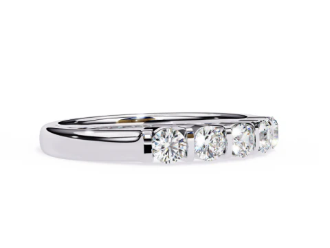Printable 3D jewelry model of Solitaire Lady Ring with Diamond 3D Model